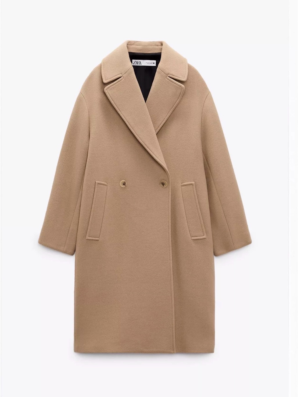 Euc Zara Oversized Wool Coat
